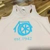 Bella & Canvas Mtn Brook Blush/Turquoise Youth Tank Top, Mtn Brook Old Mill/Est. 1942 APPAREL