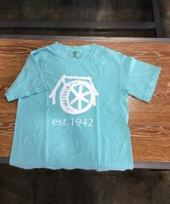 Mountain Brook Sporting Goods Mtn Brook Aqua Comfort Colors T-Shirt With Old Mil And "est.1942" APPAREL