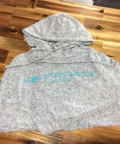 Mtn Brook Venley Gray Hoodie, Women's, With Turquoise Lettering