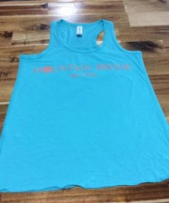 Bella & Canvas Mtn Brook Turquoise Youth Tank Top, Mtn Brook Est. 1942
