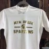 APPAREL Spartan Badger Youth Compression Shirt With Chrome Heat Press