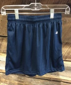 Badger Navy Blue Shorts Girls 4" Inseam