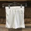 BASKETBALL Badger White Shorts Girls 4" Inseam