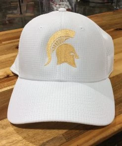 The Game/MB The Game White Baseball Cap With Spartan Head SPARTAN PRIDE