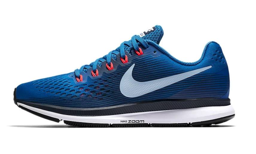 Nike Zoom Pegasus 34 Shoe-University Red 2 Nike Zoom Pegasus 34 Shoe-University Red