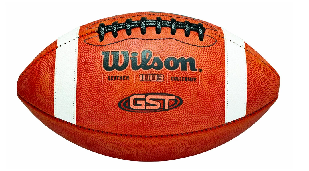 Wilson Sporting Goods Wilson GST Leather Football 1 Wilson Sporting Goods Wilson GST Leather Football