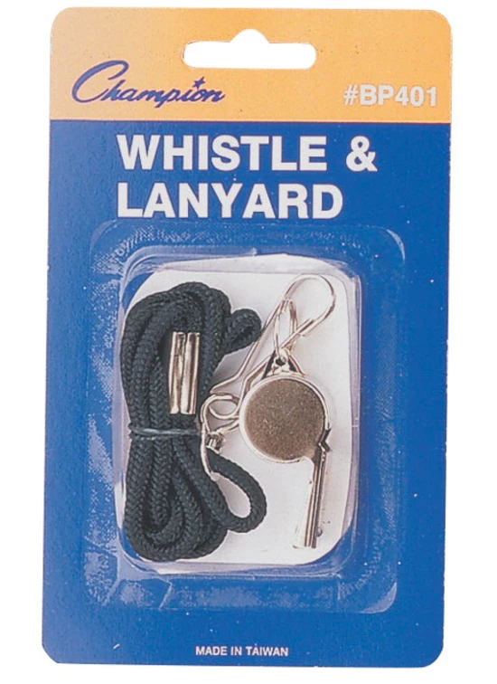 Champion Sports FOOTBALL Whistle (Lanyard And Whistle) 2 Champion Sports FOOTBALL Whistle (Lanyard And Whistle)