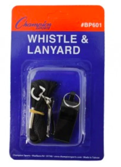 Champion Sports FOOTBALL Whistle (Lanyard And Whistle) 1 Champion Sports FOOTBALL Whistle (Lanyard And Whistle)