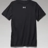 APPAREL Under Armour Boys Locker Tee Short Sleeve-BLACK