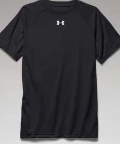 APPAREL Under Armour Boys Locker Tee Short Sleeve-BLACK