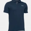 Under Armour Youth Performance Polo- Navy