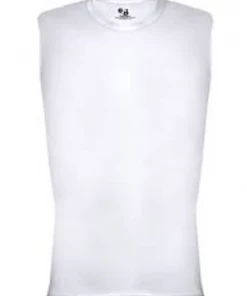 Badger Pro Compression Shirt Sleeveless White