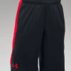 Under Armour Boys Eliminator Shorts-Black/Red BASKETBALL