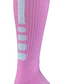 FOOTWEAR Pro Feet Shooter 2.0 Sock-Pink/White