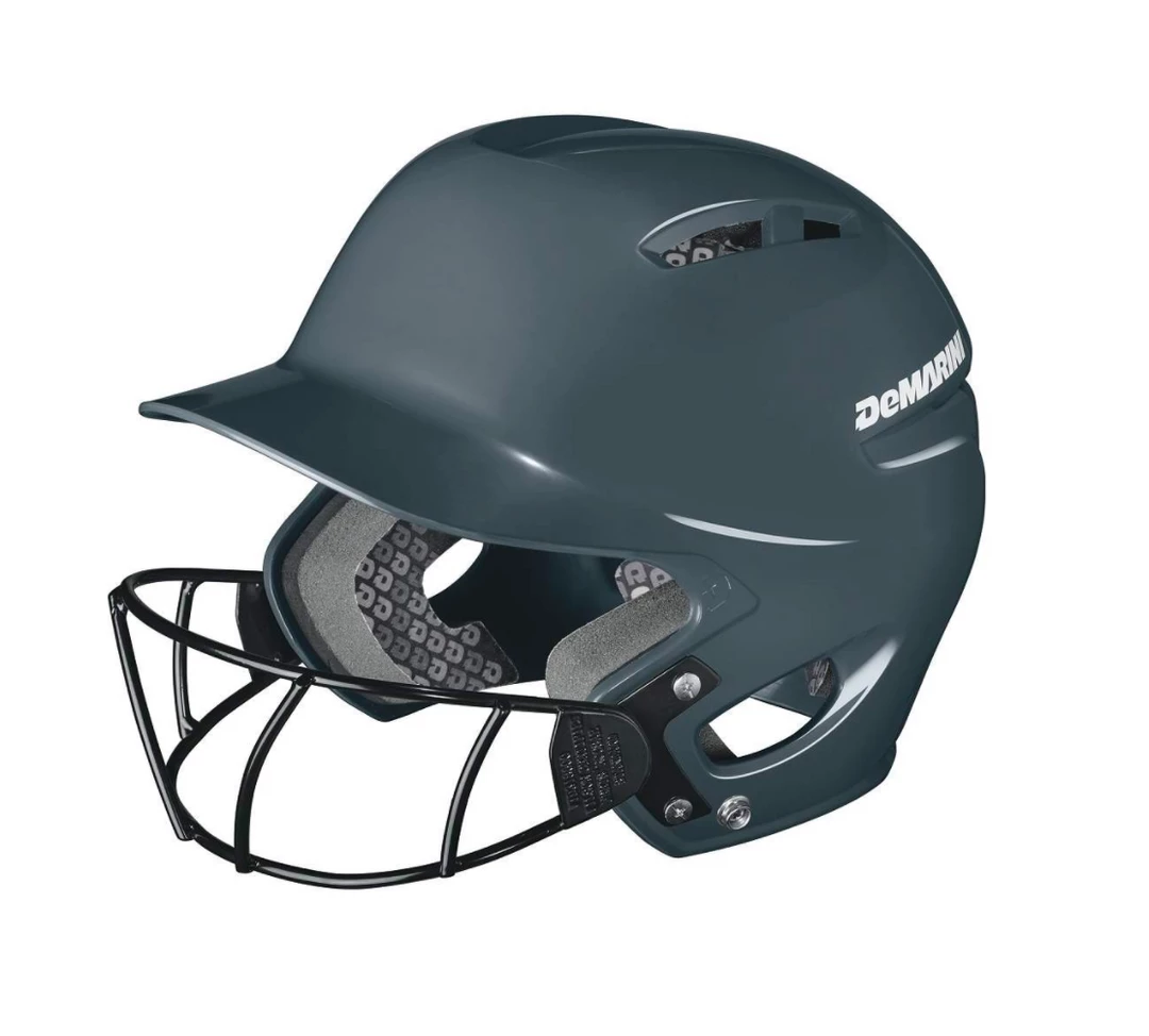 Demarini Paradox Protege Batting Helmet- Charcoal 1 Demarini Paradox Protege Batting Helmet- Charcoal