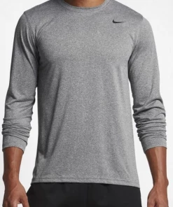 Nike Youth Legend L/S Tee- Grey APPAREL