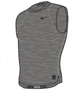Mountain Brook Sporting Goods FOOTBALL Nike Pro Cool Sleeveless Compression Shirt - Carbon Heather