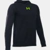 Under Armour Under Amour Youth Waffle Hoody - Black/Volt APPAREL