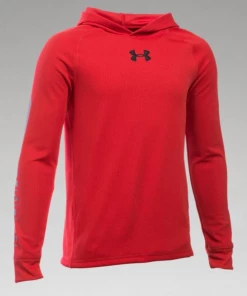 Under Armour Under Amour Youth Waffle Hoody - Red APPAREL