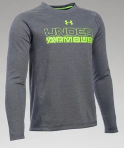 Under Armour Boy's Infared ColdGear Long Sleeve - Graphite/Volt