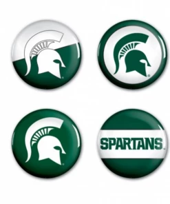 WinCraft Inc COLLEGIATE Spartan Spirit Button