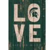 WinCraft Inc SPARTAN PRIDE Spartans Life Is Good Wood Sign