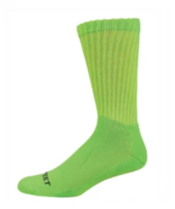 Pro Feet Neon Crew Socks - Safety Green ACCESSORIES