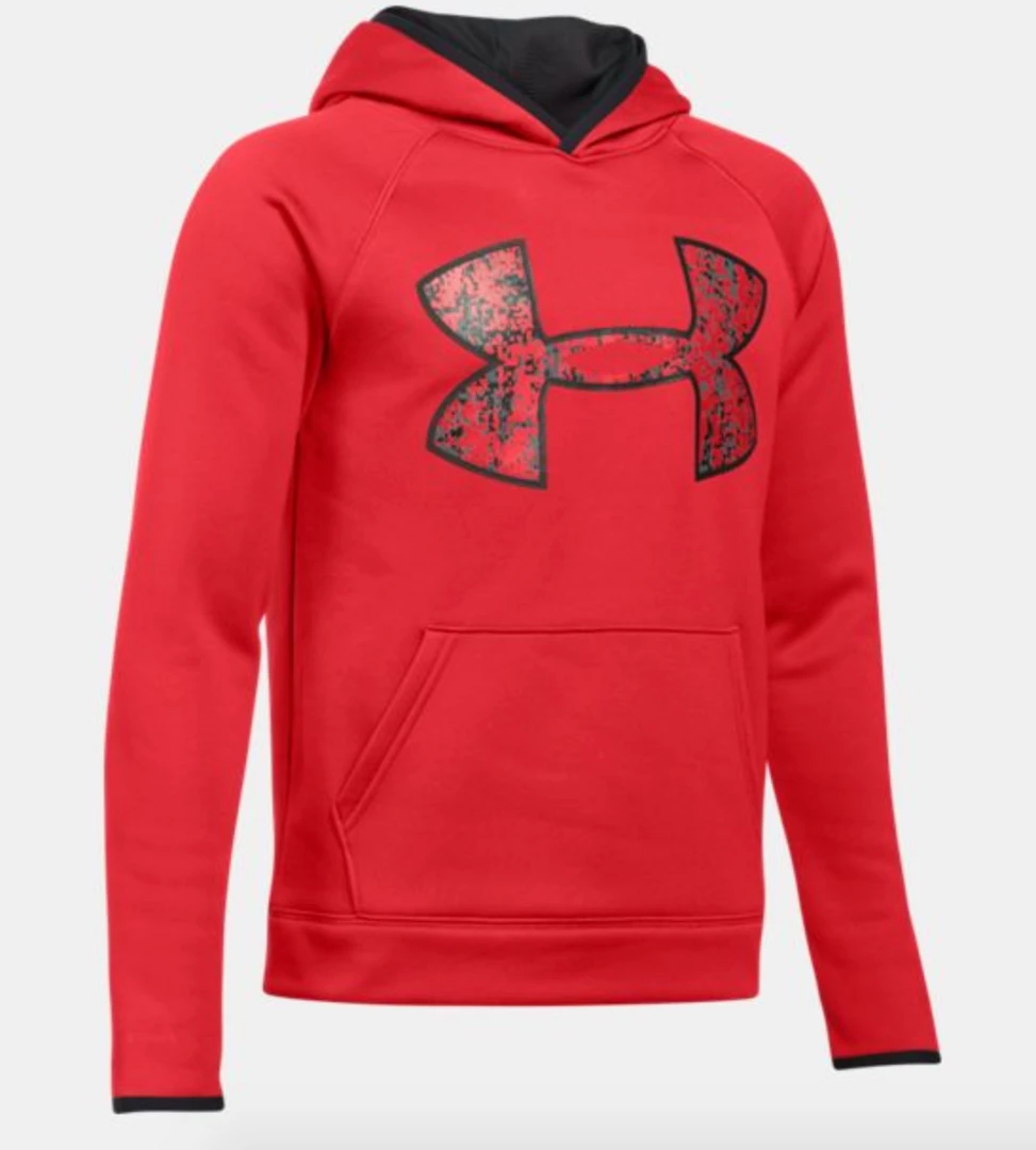 YOUTH APPAREL Under Armour Youth Big Logo Hoodie - Red 1 YOUTH APPAREL Under Armour Youth Big Logo Hoodie - Red