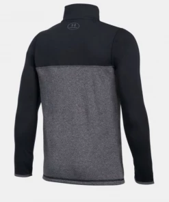 Under Armour Youth Threadborne 1/4 Zip - Black