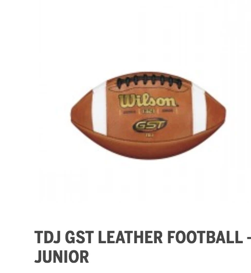 Wilson Sporting Goods Wilson GST Leather Football 2 Wilson Sporting Goods Wilson GST Leather Football