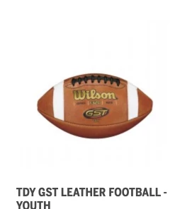 Wilson Sporting Goods Wilson GST Leather Football 6 Wilson Sporting Goods Wilson GST Leather Football