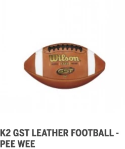 Wilson Sporting Goods Wilson GST Leather Football 7 Wilson Sporting Goods Wilson GST Leather Football