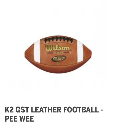 Wilson Sporting Goods Wilson GST Leather Football 4 Wilson Sporting Goods Wilson GST Leather Football