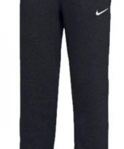 Youth Nike Club Fleece Open Hemmed Pant - DK GRAY