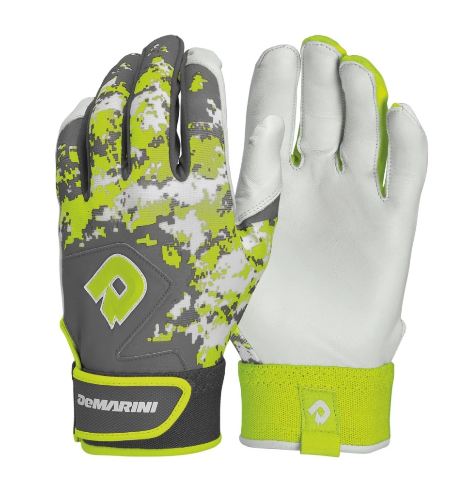 Demarini Youth Digi Camo II Batting Glove - Optic Green 1 Demarini Youth Digi Camo II Batting Glove - Optic Green