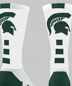 TCK SPORTS TCK Spartan Crew Sock - GREEN/WHITE