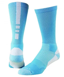 FOOTWEAR Pro Feet Shooter 2.0 Sock-Carolina Blue/whi