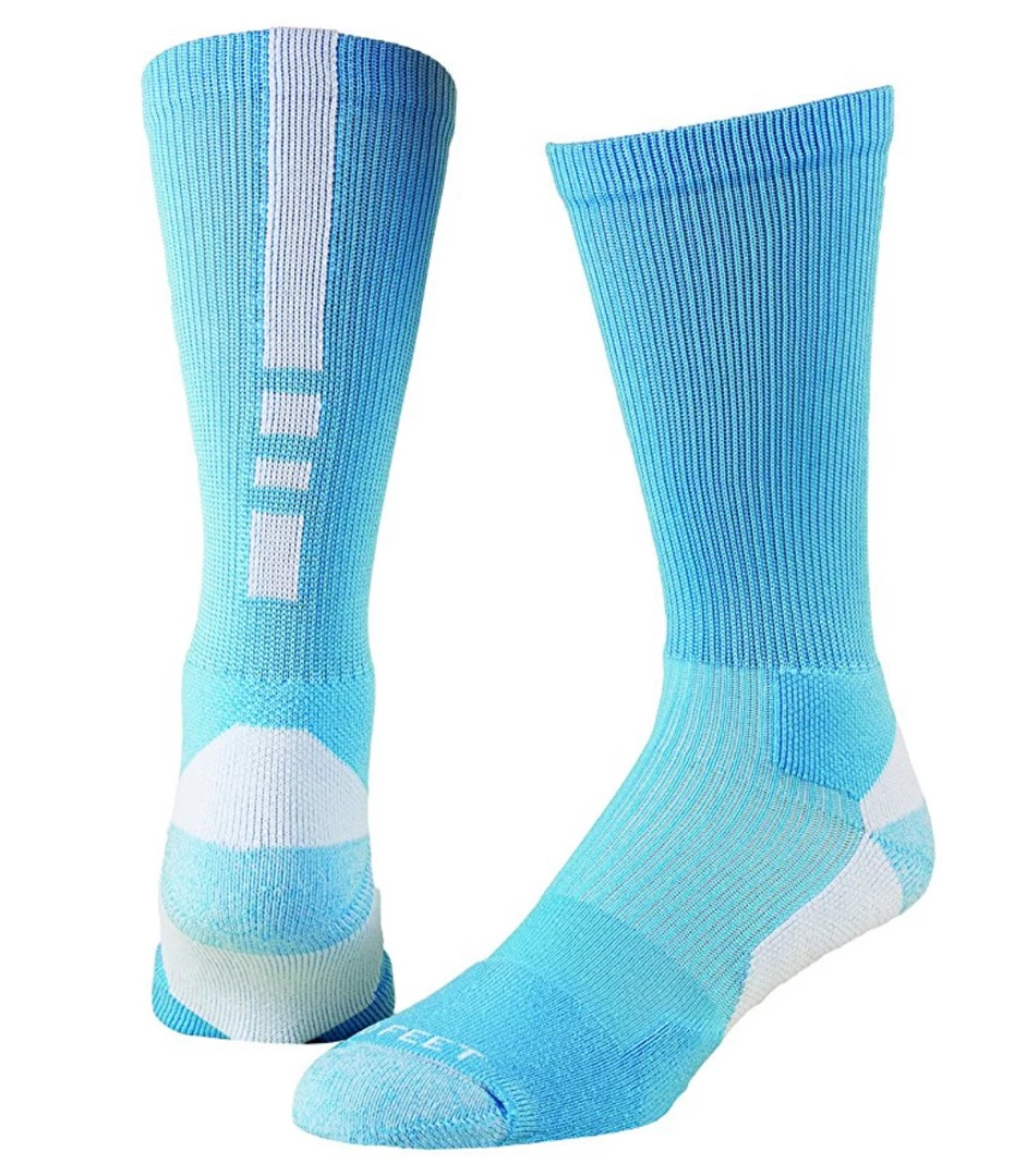 FOOTWEAR Pro Feet Shooter 2.0 Sock-Carolina Blue/whi 1 FOOTWEAR Pro Feet Shooter 2.0 Sock-Carolina Blue/whi