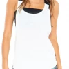 Women's Terez T Back Tank - White APPAREL