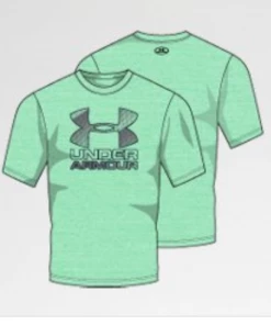Under Armour Youth Green Big Logo T-Shirt APPAREL