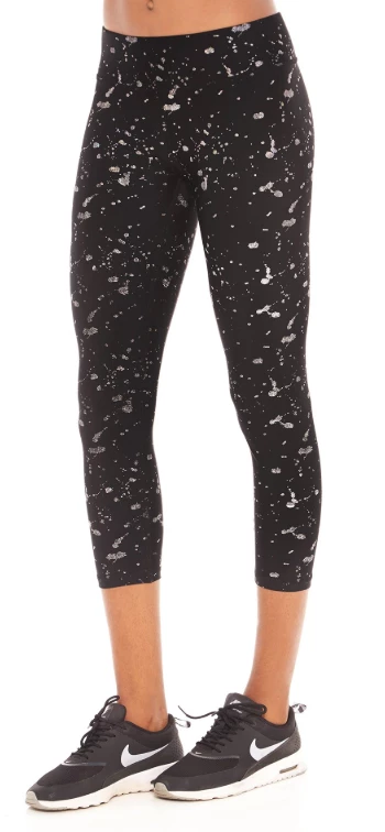 Women's Terez Tall Band Legging - Hologram APPAREL 1 Women's Terez Tall Band Legging - Hologram APPAREL