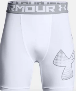 Under Armour Boys HeatGear® Armour Mid- White