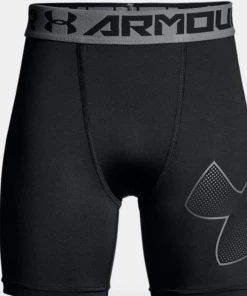 Under Armour Boys HeatGear® Armour Mid- Black