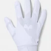 Under Armour Spotlight Football Gloves-White