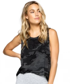 Strut This Stut This Cruz Tank Black Camo