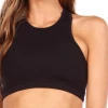 Strut This Bowie Crop Top Black Moss APPAREL