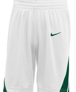 Nike Mens White/green Basketball Shorts