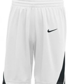 Nike Mens White/black Basketball Shorts