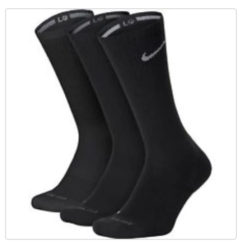 Nike Everyday Cotton Cushioned Crew Sock 2 Nike Everyday Cotton Cushioned Crew Sock