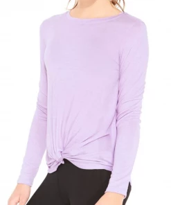 Terez Youth Lilac Rayon L/S Top YOUTH APPAREL